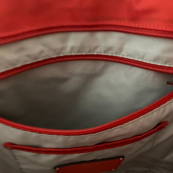 Red Tumi Voyageur Tote - Nylon with Leather Trim - Picture 4 of 12